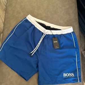 Hugo Boss Royal Blue Swim Trunks